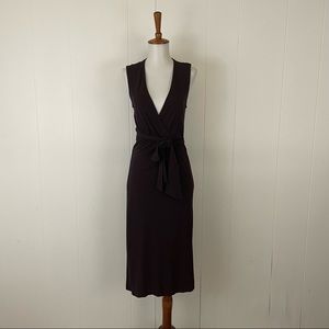 Diane Von Furstenberg Jude Sleeveless Sheath Wrap Dress